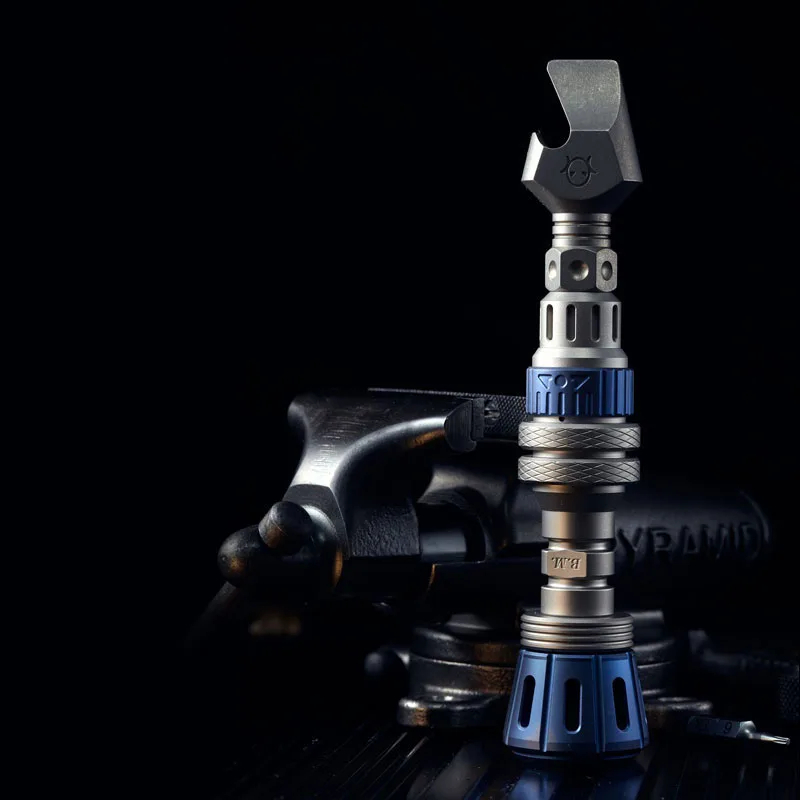 B.M. Black Mirror Multifunctional Screwdriver Gyroscope Combination Disassembly Decompression Batch Head Accessories EDC