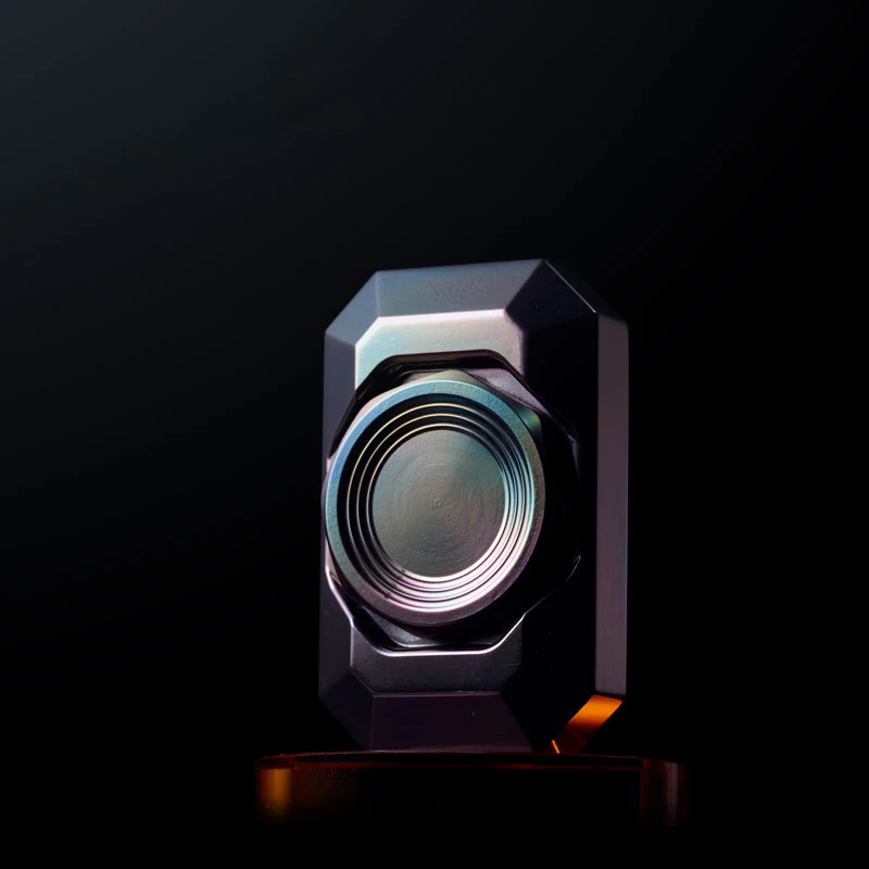 B.M. Black Mirror Fidget Spinner EDC  Metal Decompression Toy