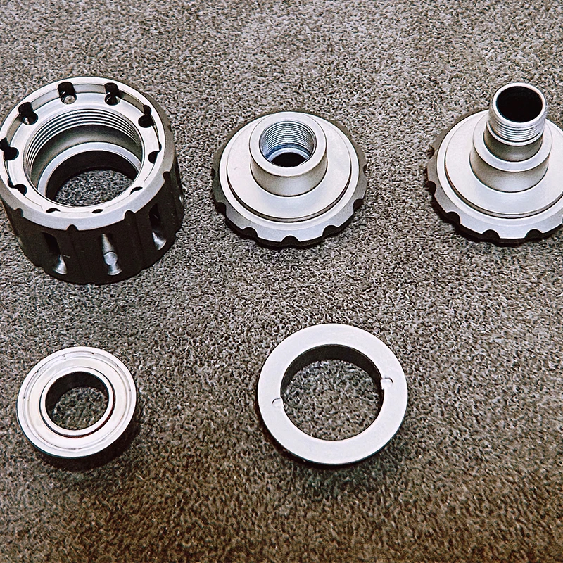 B.M. Black Mirror Warhammer Paracord Bead Pendant Fidget Spinner