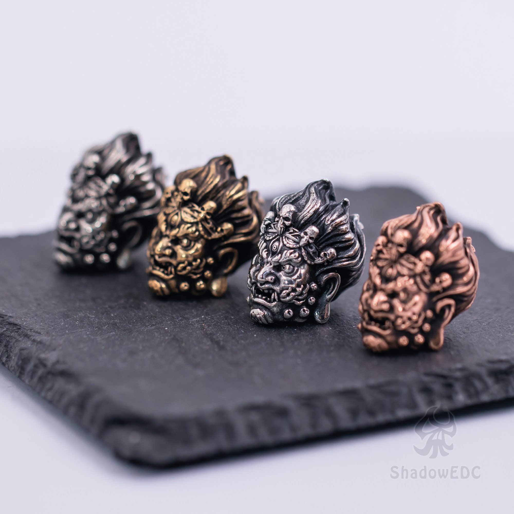 Paracord Bead Mahakala for Knife, Bracelet, and EDC Gears