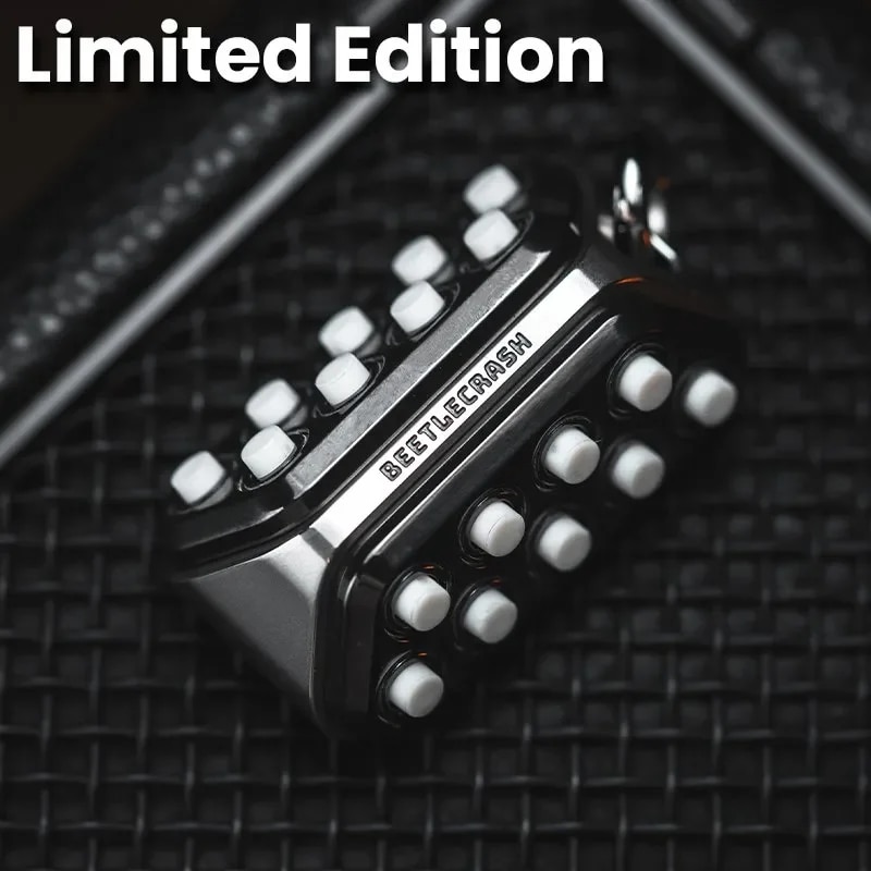 Lautie EDC BeetleCrash & StrawberryCrash, Metal Push Pop Bubble Fidget Toy