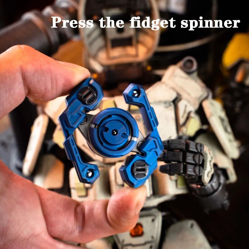 MACKIE EDC Robotic Arm Metal Fidget Spinner