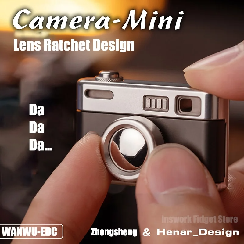 WANWU EDC Camera Mini Fidget Slider Clicker