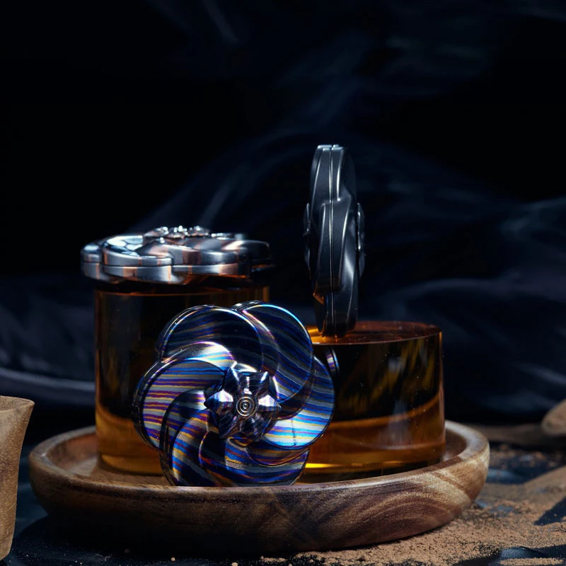 B.M. Black Mirror Cookies Haptic Coins Fingertip Gyro EDC Metal Decompression Toy