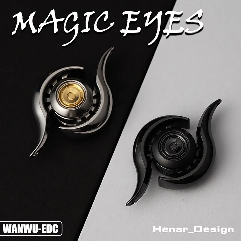 WANWU EDC Magic Eye Fidget Spinner EDC Necklace