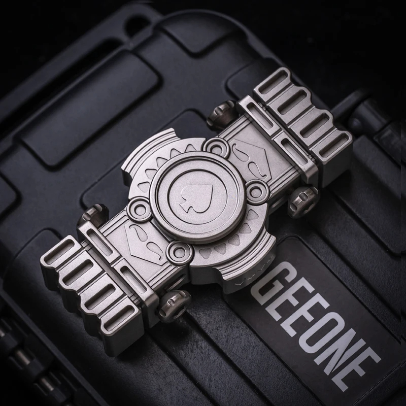 B.M. Black Mirror Mini Spades K Fidget Slider EDC Metal Decompression Toy