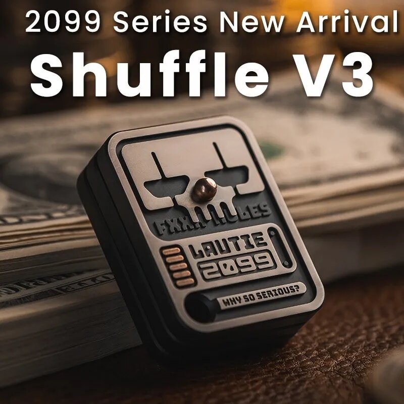 Lautie EDC Shuffle V3 AAA/AKQ Poker Fidget Slider