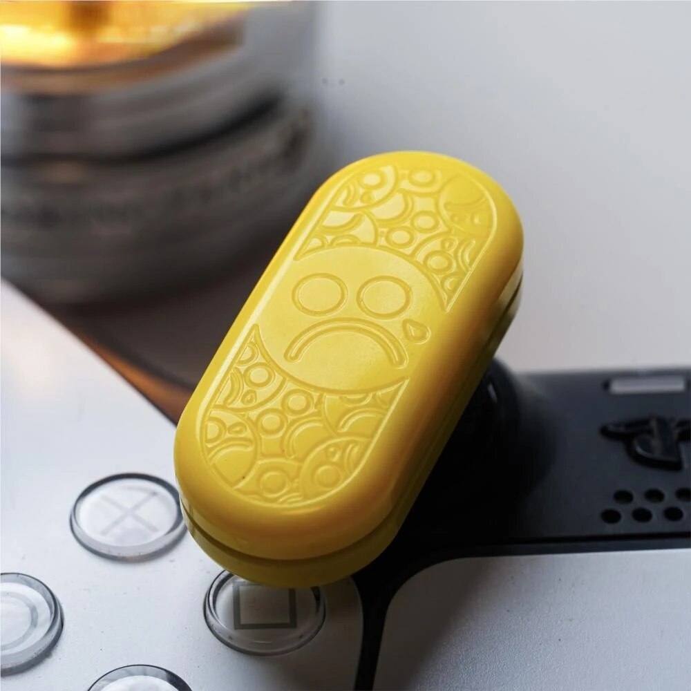 Metal Toys Dz. Corian Bubble TOP-B Blue And Yellow Push Slider