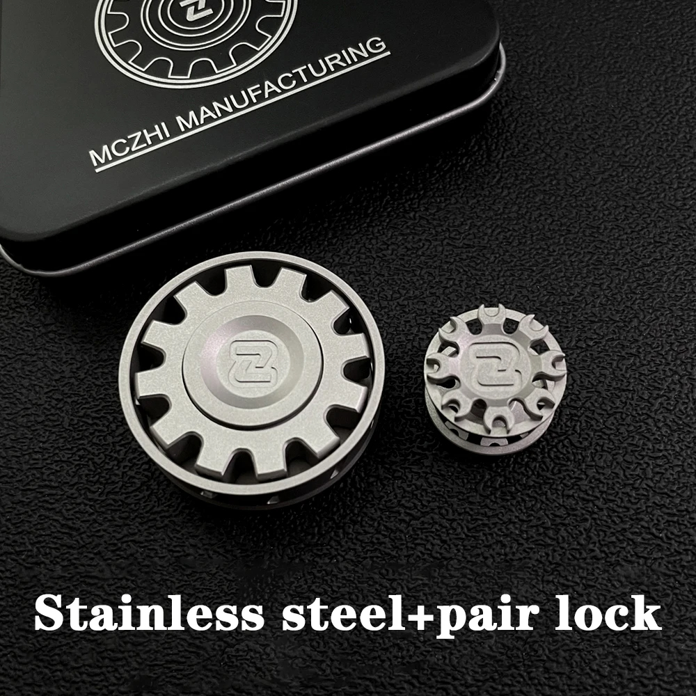 MCZHI Reactor Fidget Spinner Metal EDC Decompression Toy