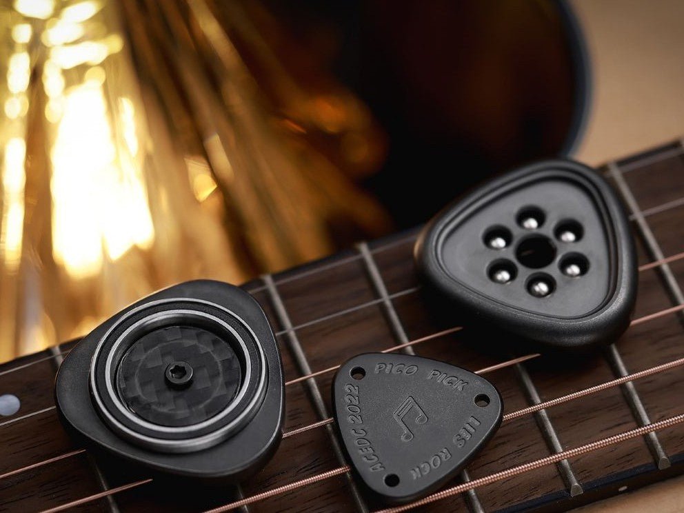 ACEdc Guitar Pico Pick Haptic Coin