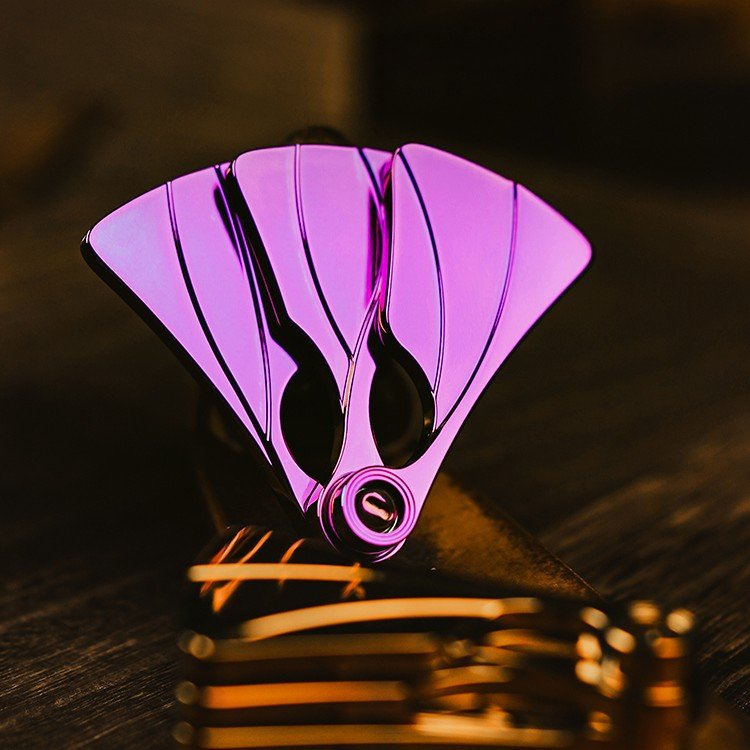 MUYI EDC Peacock Hand Fan Fidget Slider EDC Toy
