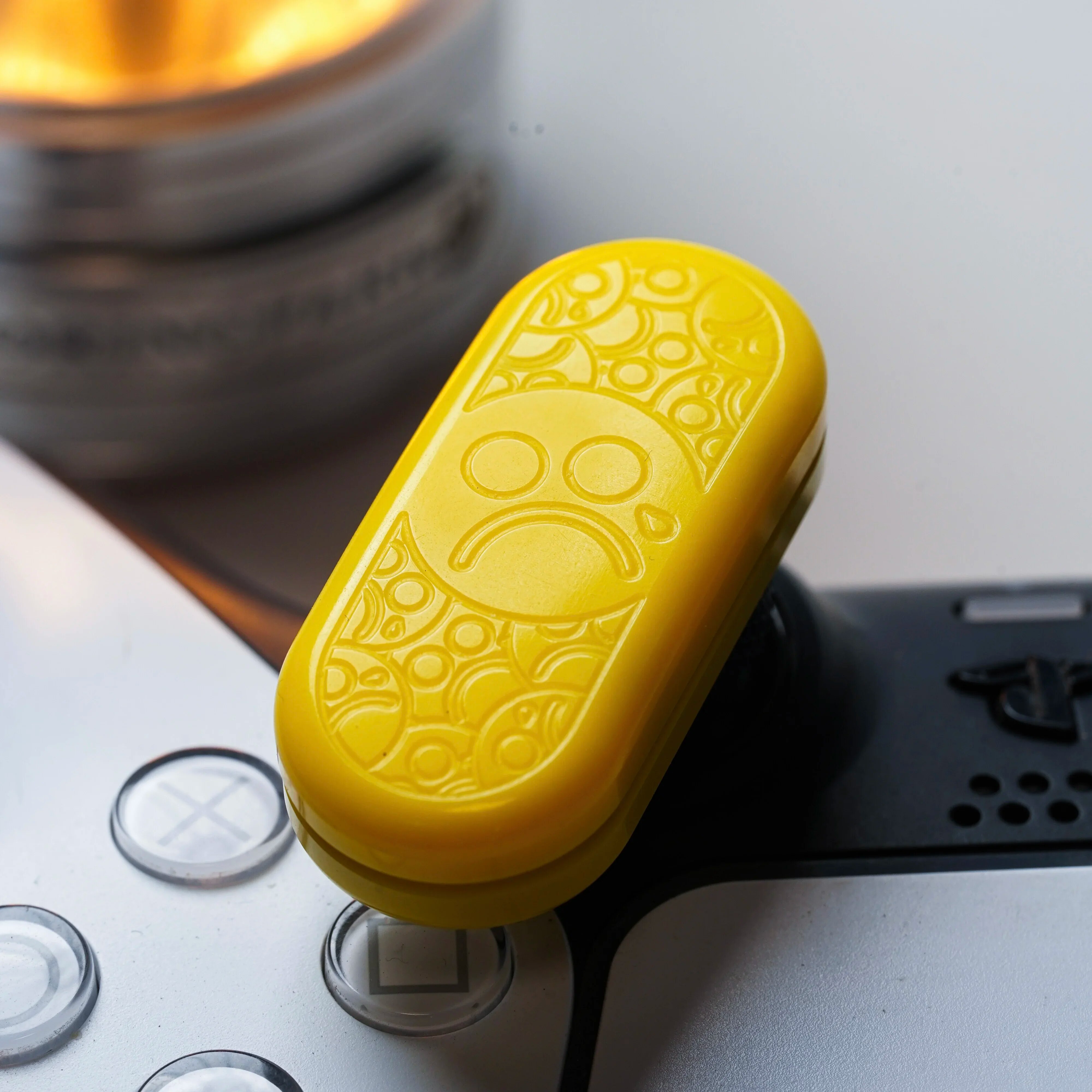 Metal Toys Dz. Corian Bubble TOP-B Blue And Yellow Push Slider