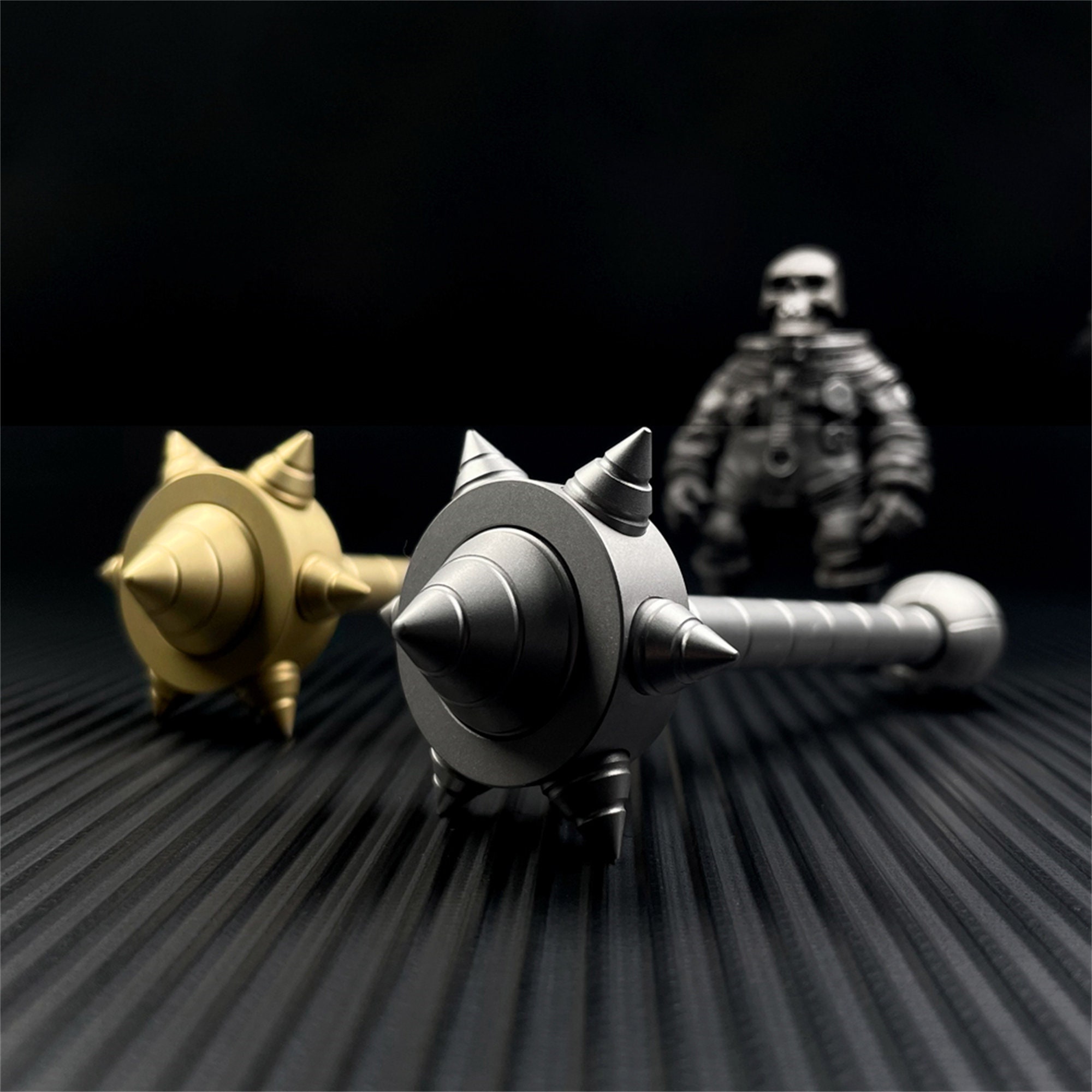 MCZHI Magic Wand Fidget Spinner Multifunctional Self-defense Broken Window Metal EDC Decompression Toy