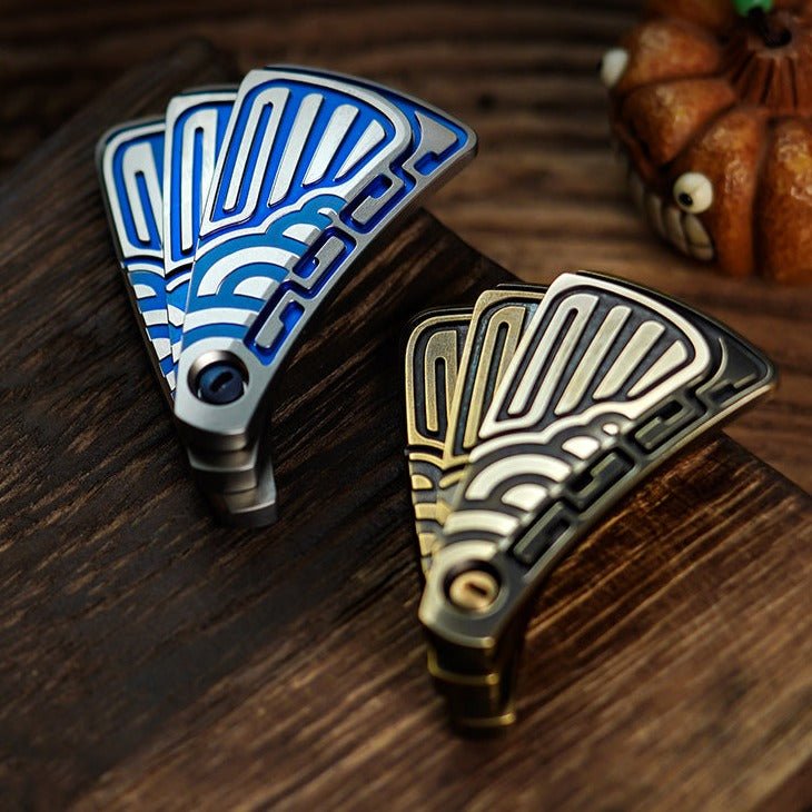 MUYI EDC Peacock Hand Fan Fidget Slider EDC Toy