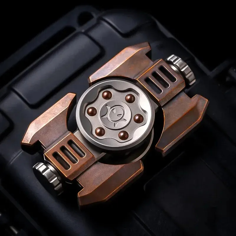 B.M. Black Mirror Poleaxe Fidget Spinner EDC Metal Decompression Toy