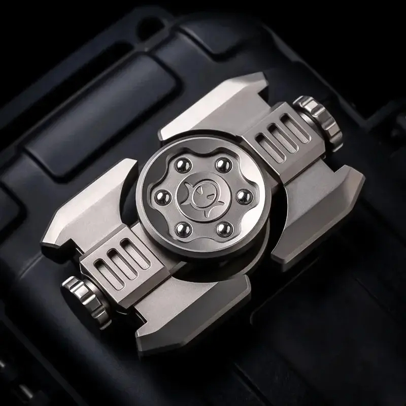 B.M. Black Mirror Poleaxe Fidget Spinner EDC Metal Decompression Toy