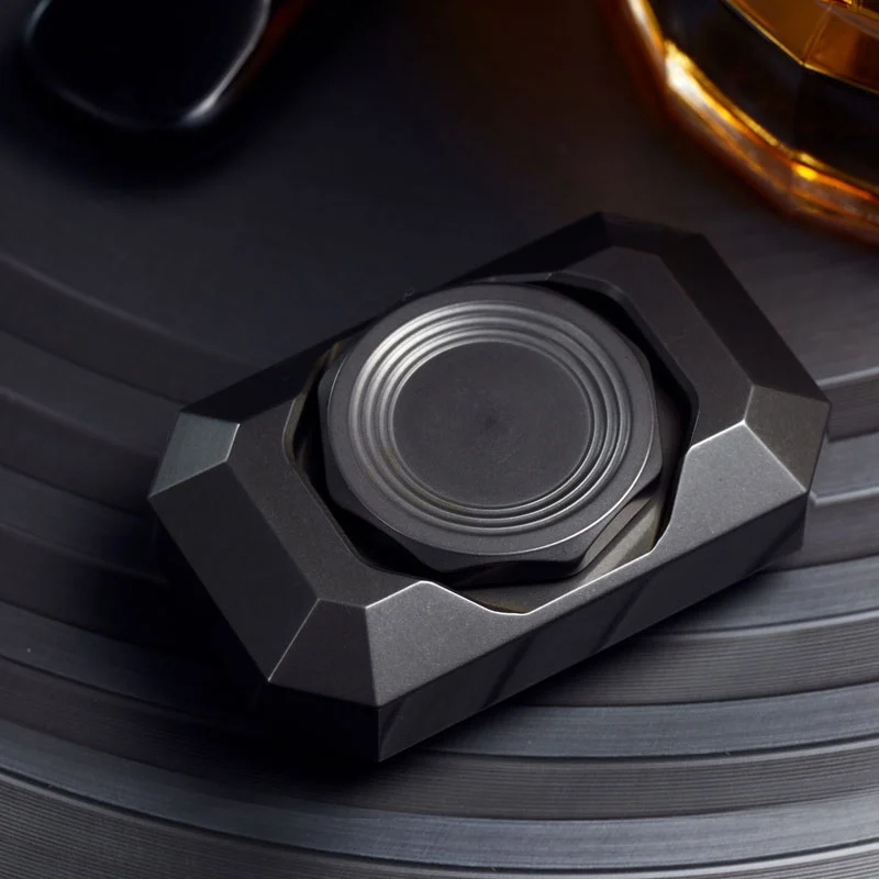 B.M. Black Mirror Fidget Spinner EDC  Metal Decompression Toy