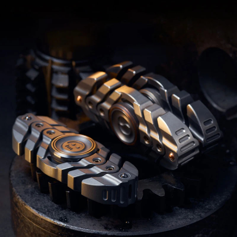 B.M. Black Mirror Fishbone Original Soft Fishbone Structure Fingertip Gyro EDC Decompression Toy