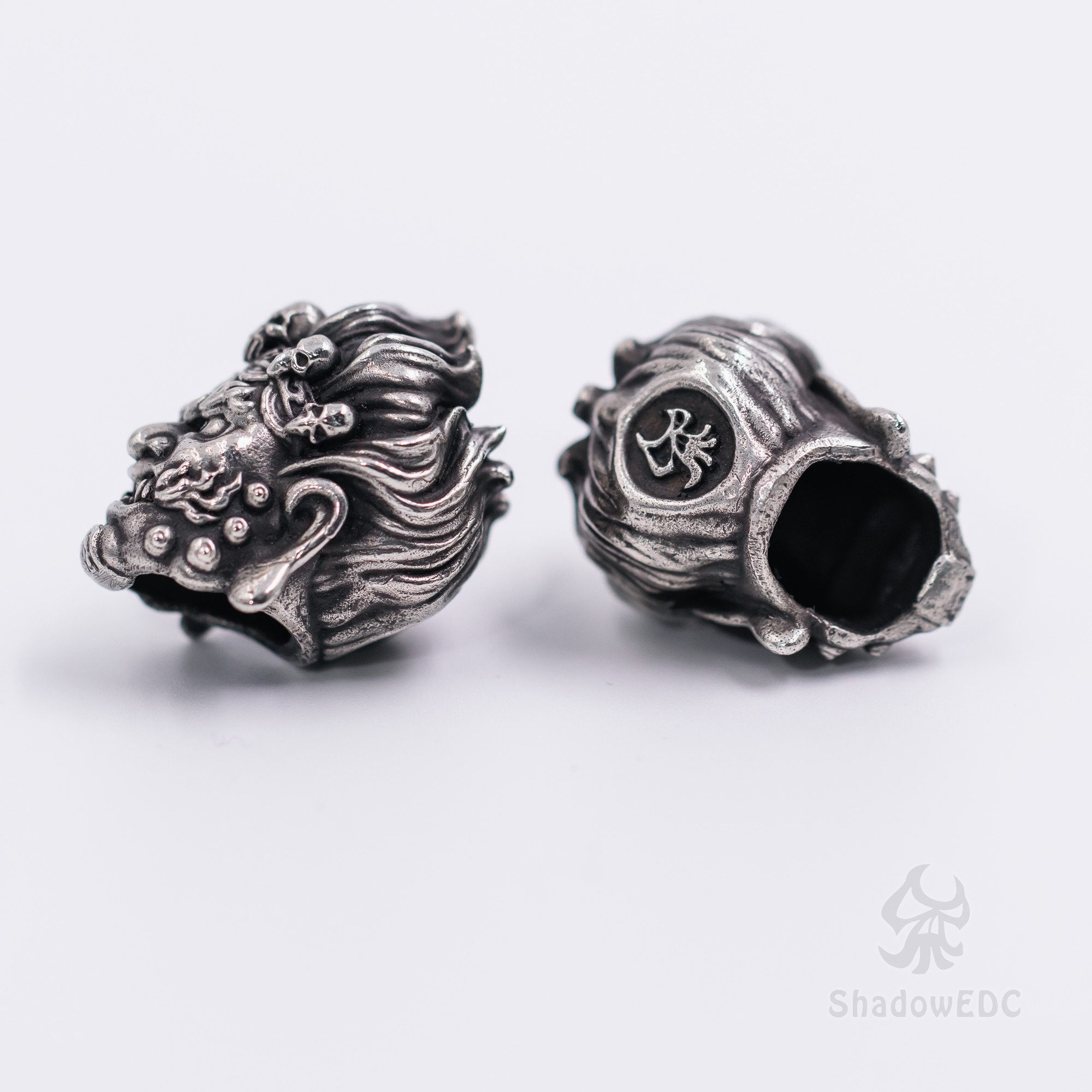 Paracord Bead Mahakala for Knife, Bracelet, and EDC Gears