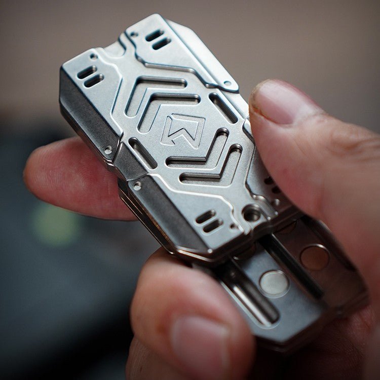 CHENYU Battle Warshield Fidget Slider EDC Metal Decompression Toy