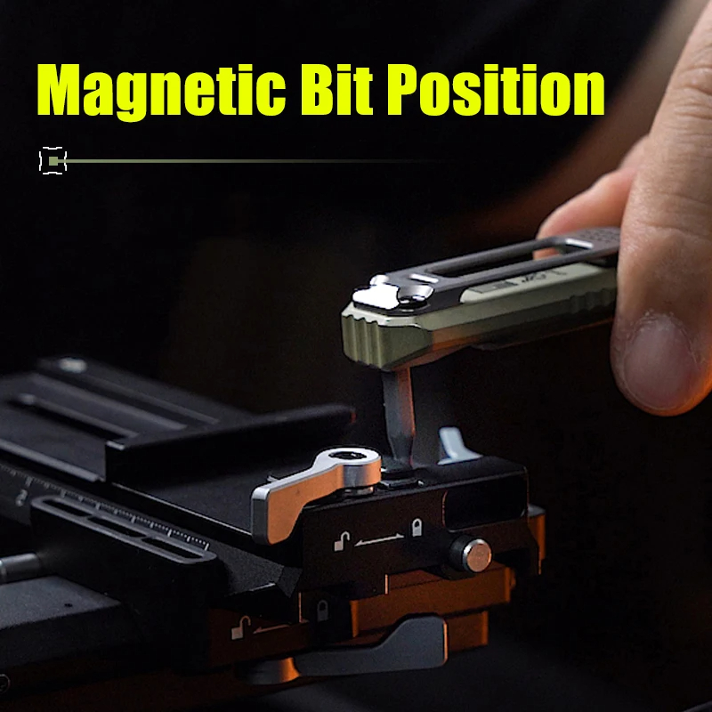 MUYI EDC Mecha Titanium Fidget Slider EDC Multi-Tool Prybar EDC Outdoor Tools