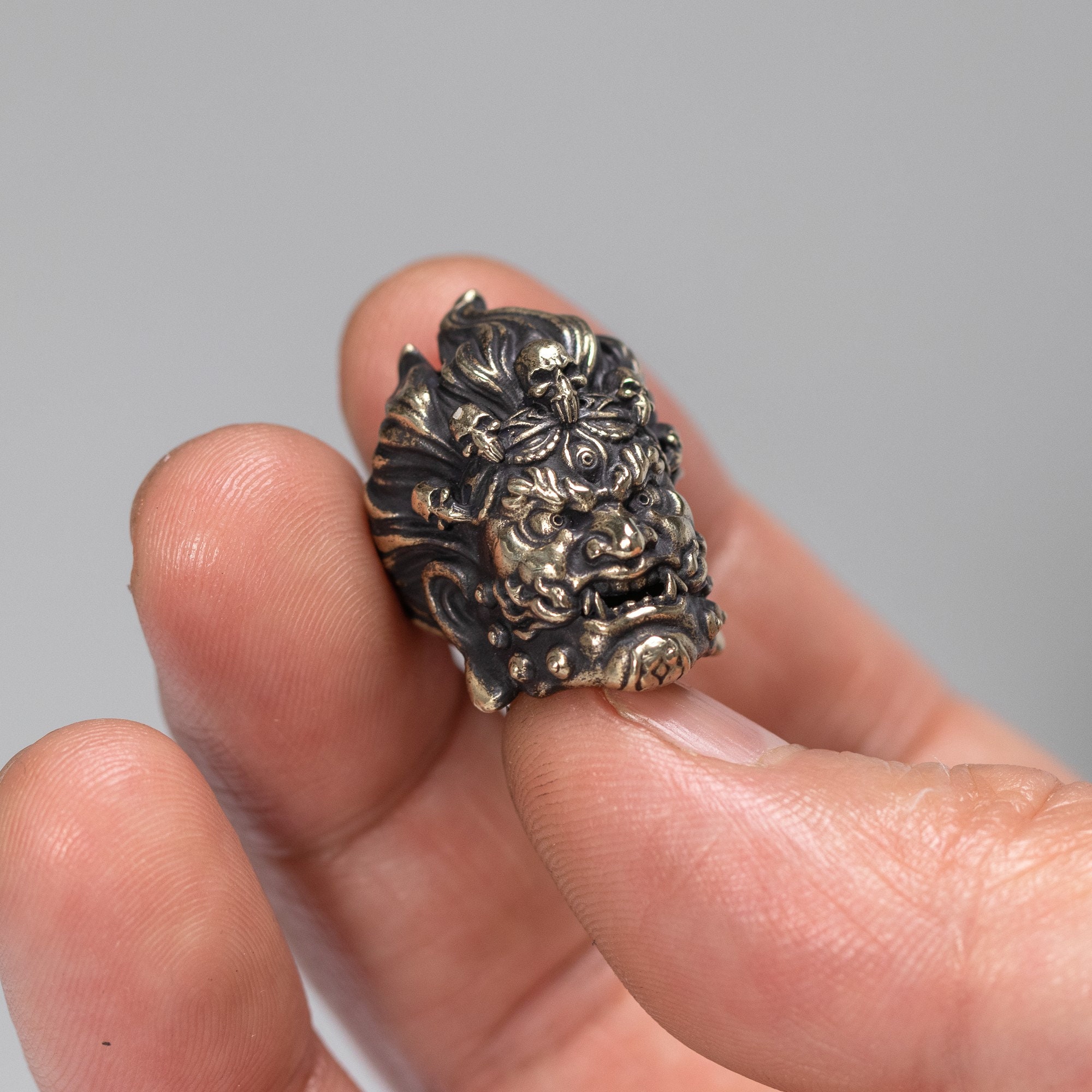 Paracord Bead Mahakala for Knife, Bracelet, and EDC Gears