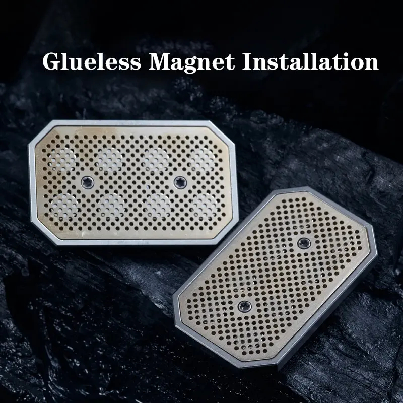 B.M. Black Mirror Death Crystal Fidget Slider EDC Metal Decompression Toy