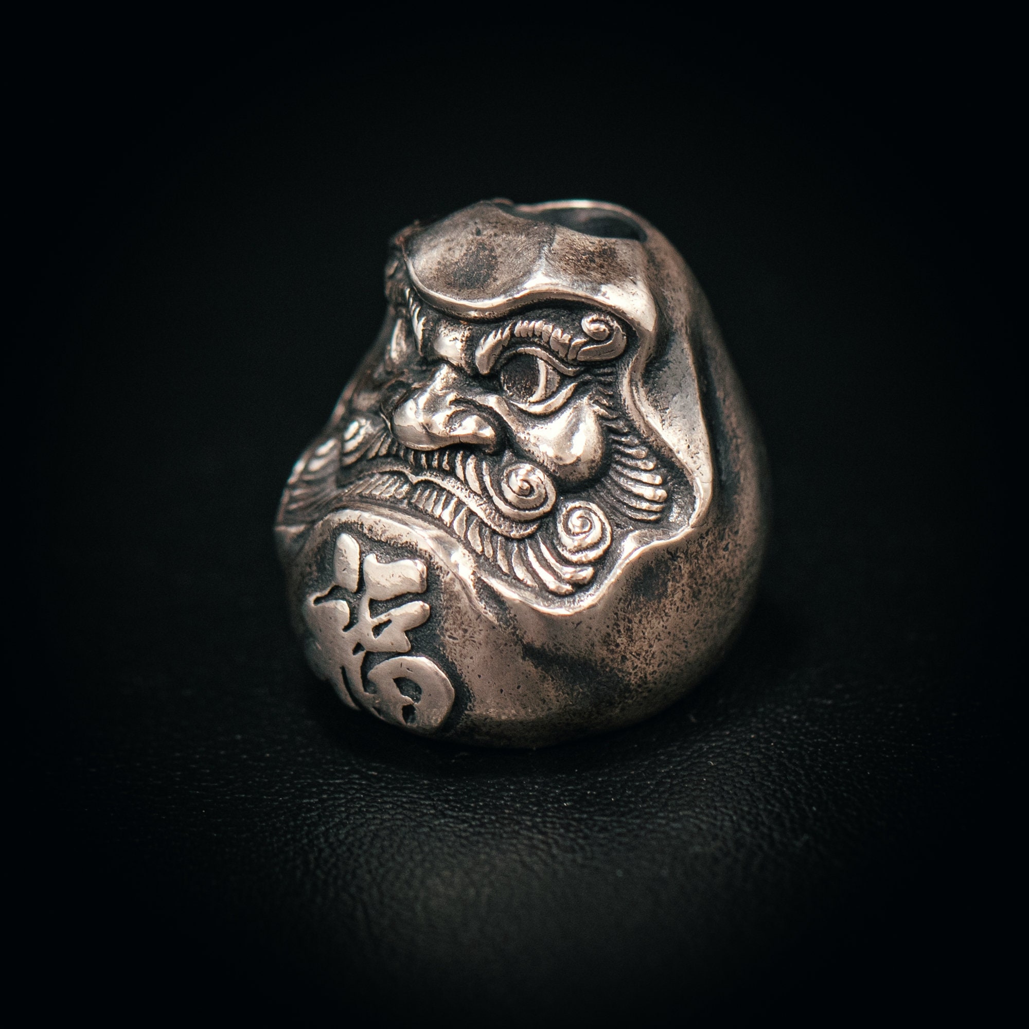 Paracord Bead Daruma for Knife, Bracelet, and EDC Gears