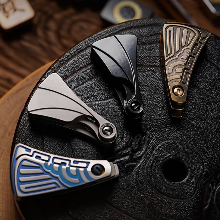 MUYI EDC Peacock Hand Fan Fidget Slider EDC Toy