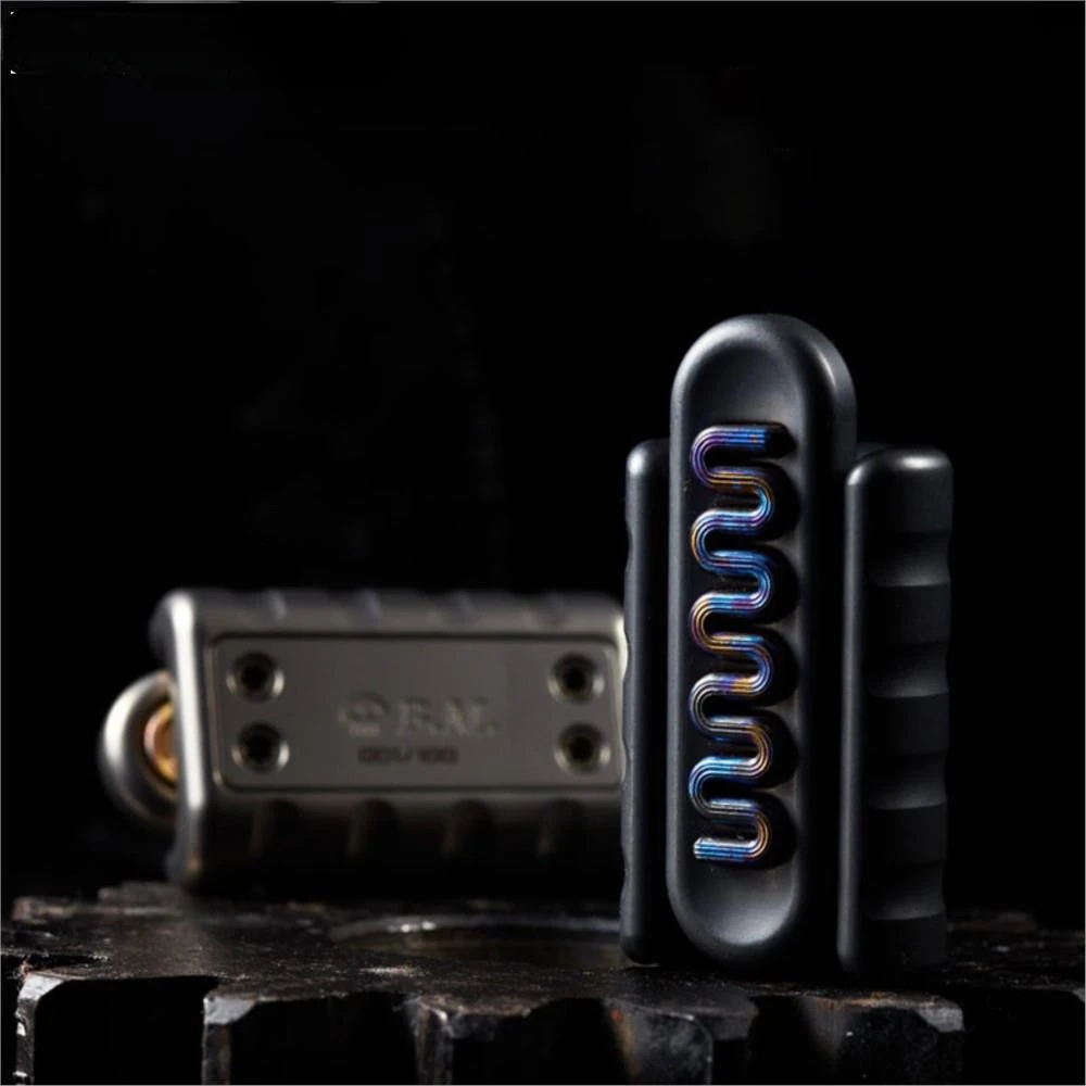 B.M. Black Mirror Skinny Dog Mechanical Structure Push Slider EDC Decompression Toy