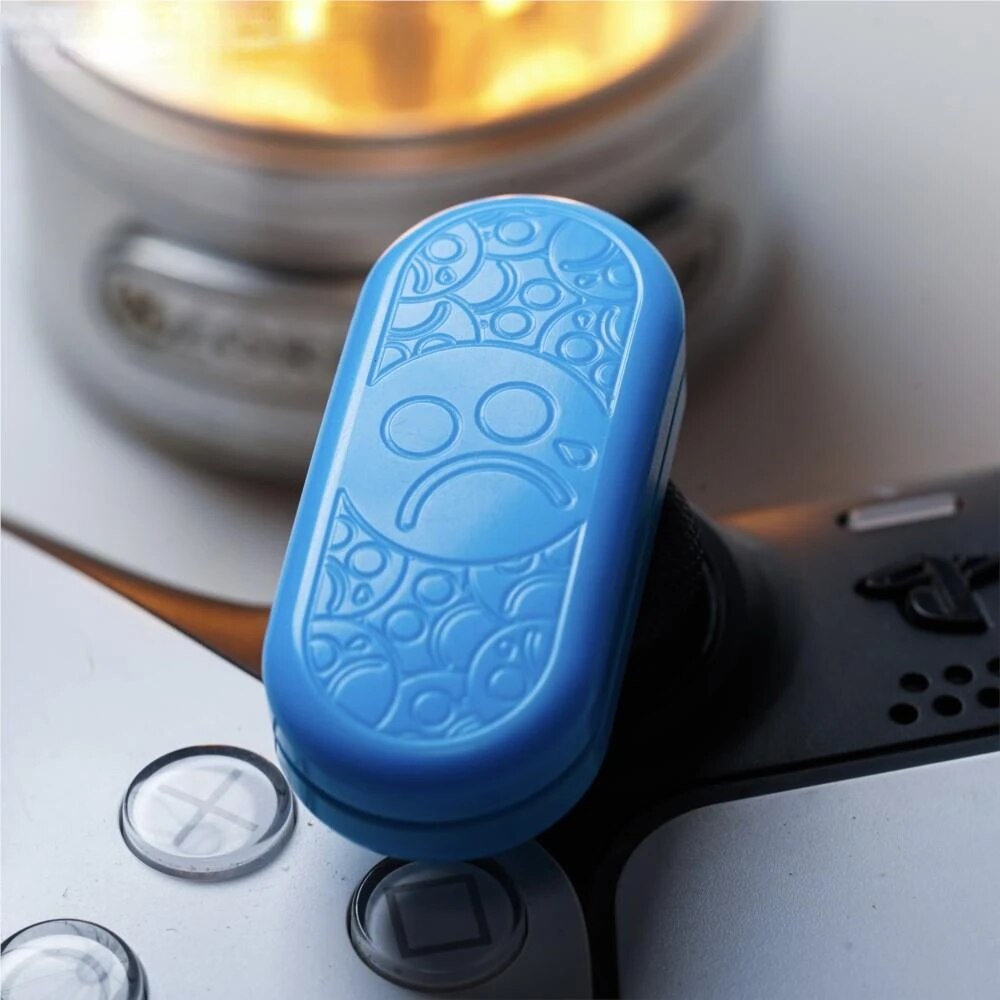 Metal Toys Dz. Corian Bubble TOP-B Blue And Yellow Push Slider