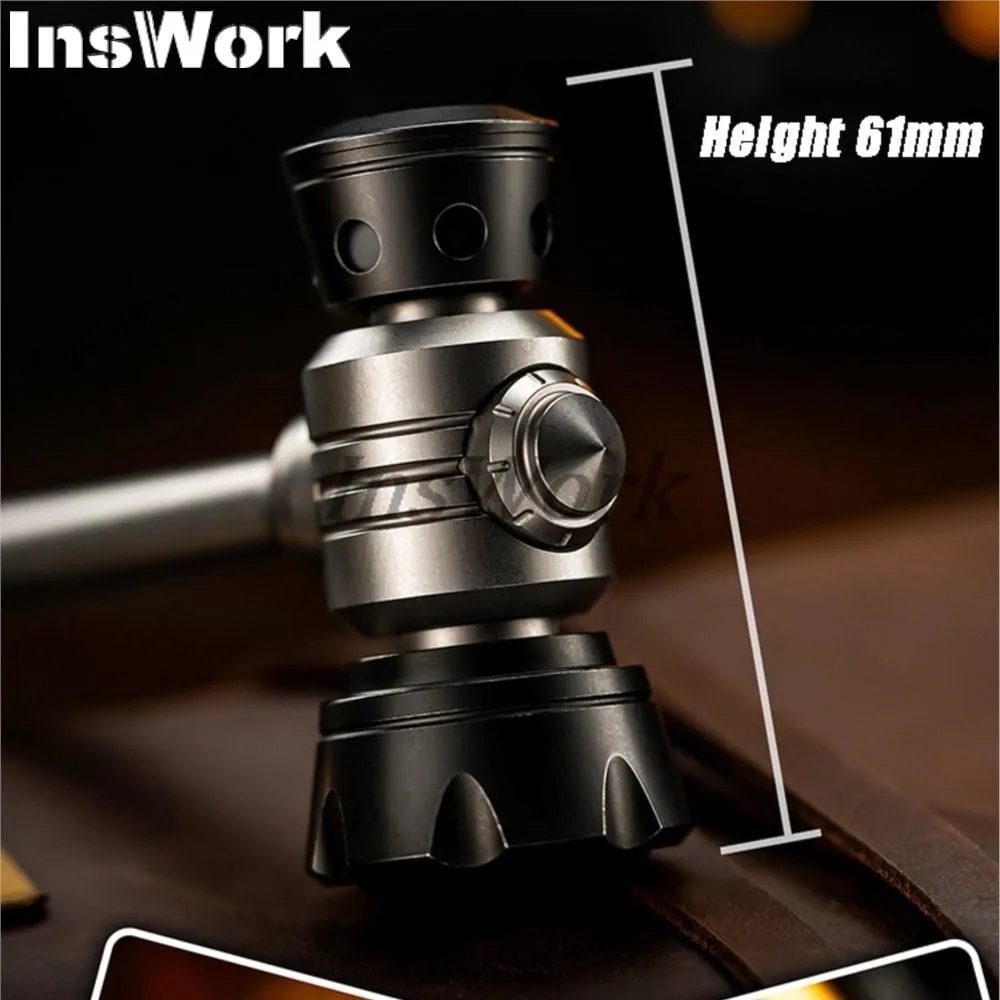 WANWU EDC 145mm Outdoor Gear Original Playing With A Hammer Window Breaker Ratchet Button Finger Spinner