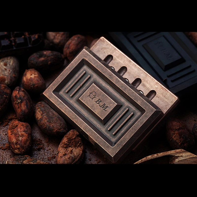 B.M. Black Mirror Chocolate Fidget Slider EDC Decompression Toy