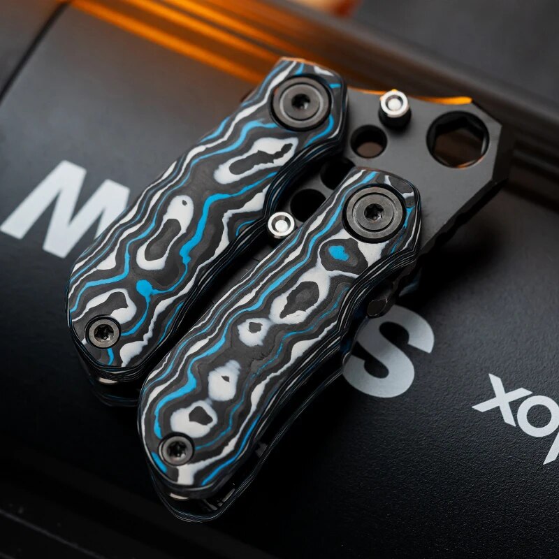 WANWU EDC Vblood Mini Small Dump Outdoor Bottle Opener Crowbar Practice Blade Toys