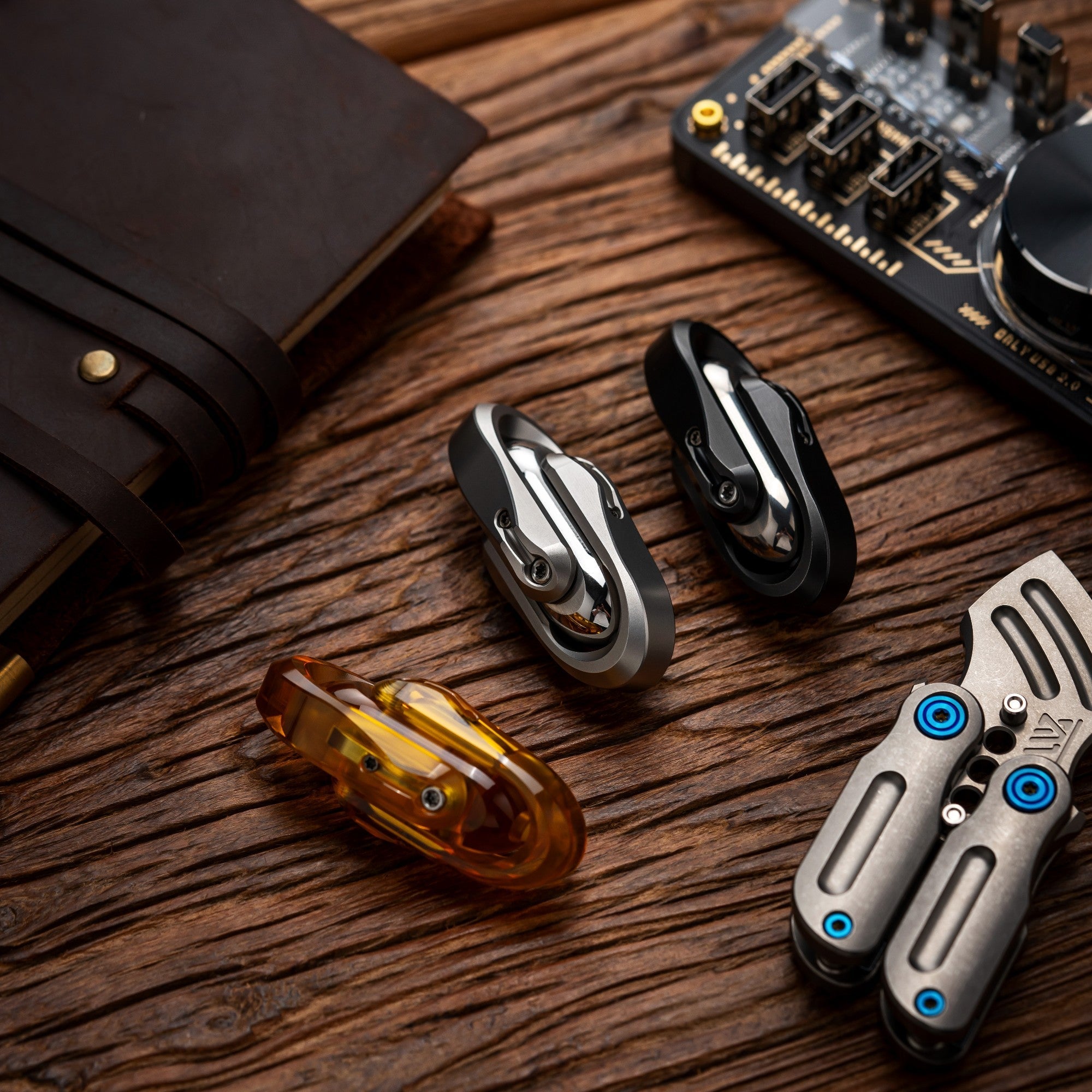 WANWU EDC Escapod Mechanical Fidget Slider
