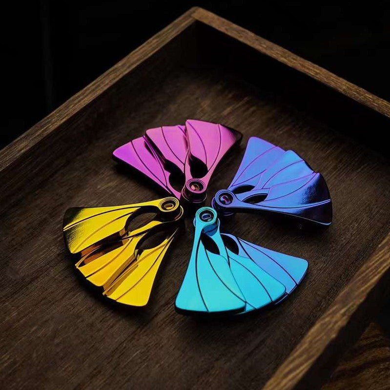 MUYI EDC Peacock Hand Fan Fidget Slider EDC Toy