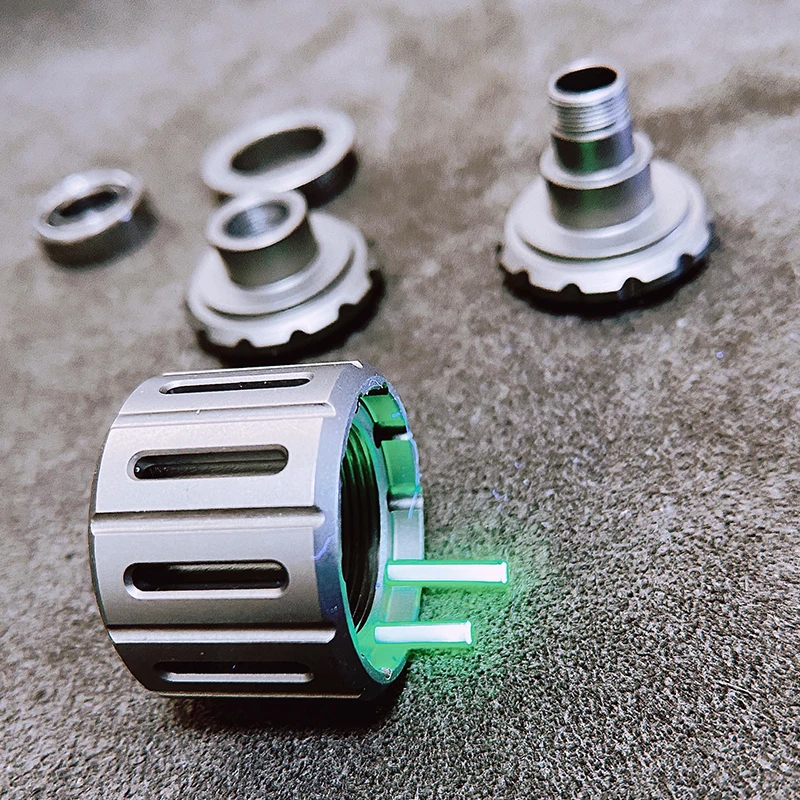 B.M. Black Mirror Warhammer Paracord Bead Pendant Fidget Spinner