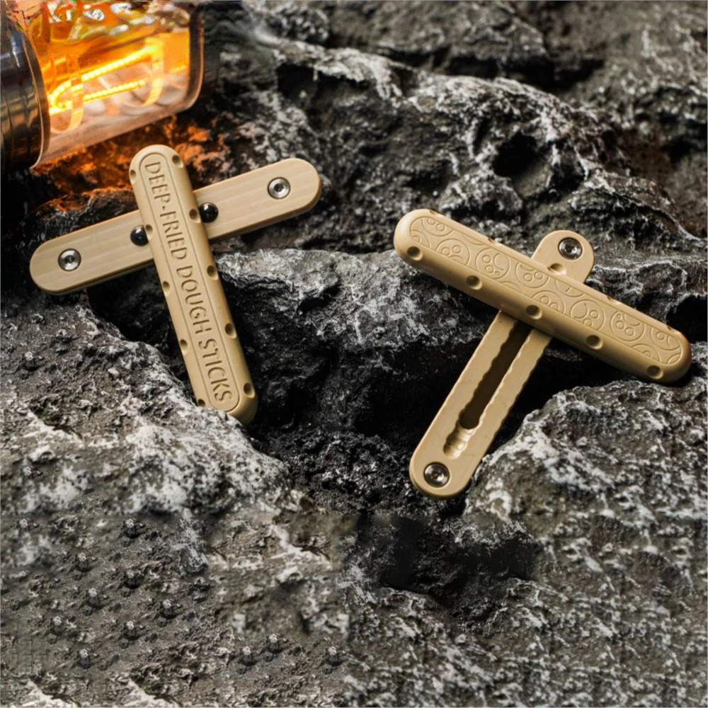 Metal Toys Dz. Top-D Mechanics Fidget Slider Deep-fried Dough Sticks