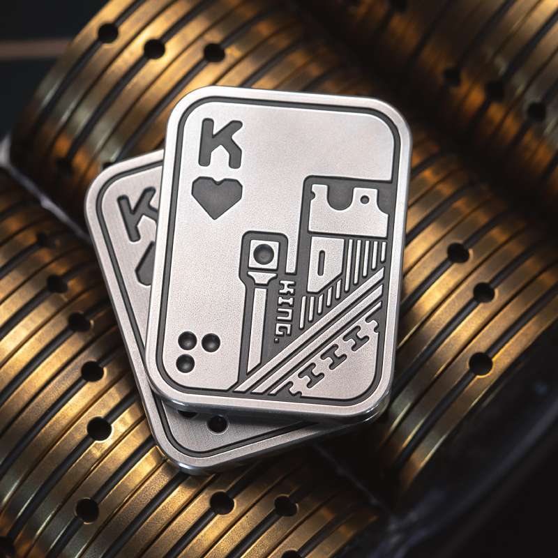 Lautie EDC Shuffle V2 Poker KK Fidget Slider, 2099 Series