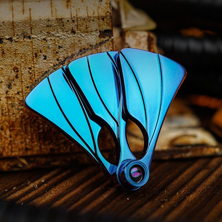MUYI EDC Peacock Hand Fan Fidget Slider EDC Toy