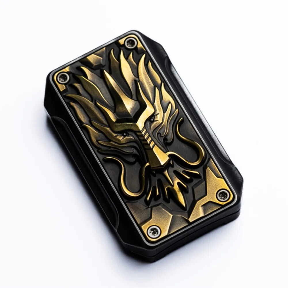 WANWU EDC Push Slider Year Of The Dragon Limited Edition Fidget Slider Metal Stress Relief Toy