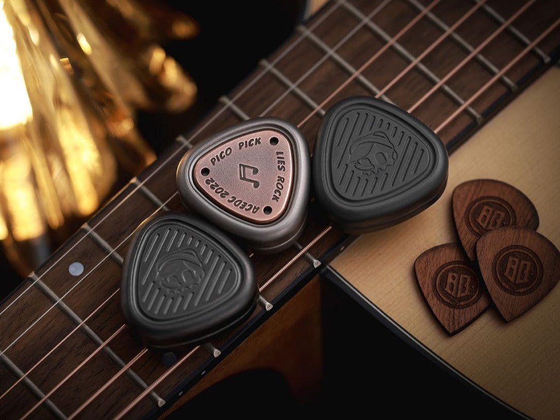 ACEdc Guitar Pico Pick Haptic Coin