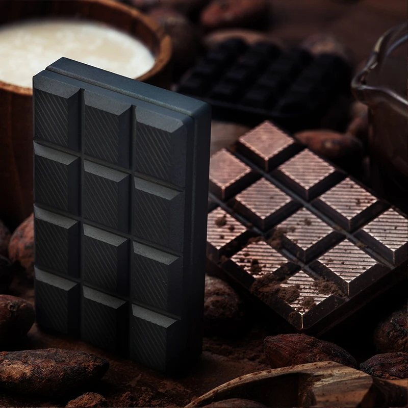 B.M. Black Mirror Chocolate Fidget Slider EDC Decompression Toy