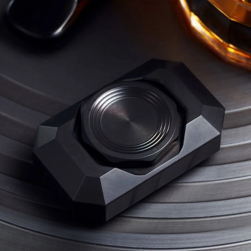 B.M. Black Mirror Fidget Spinner EDC  Metal Decompression Toy