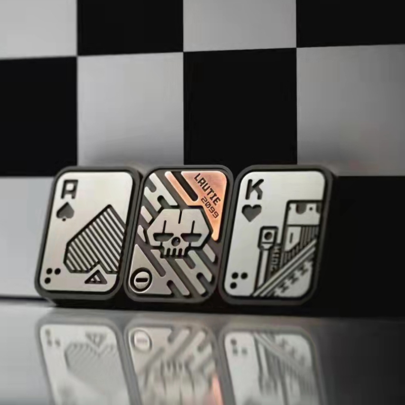 Lautie EDC Shuffle V2 Poker KK Fidget Slider, 2099 Series