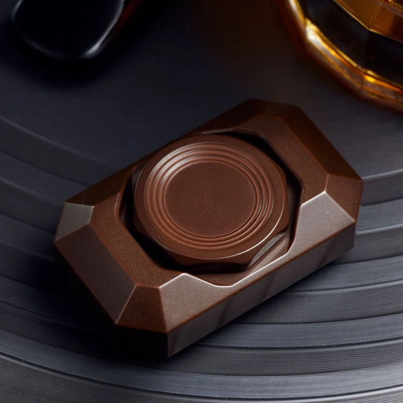 B.M. Black Mirror Fidget Spinner EDC  Metal Decompression Toy