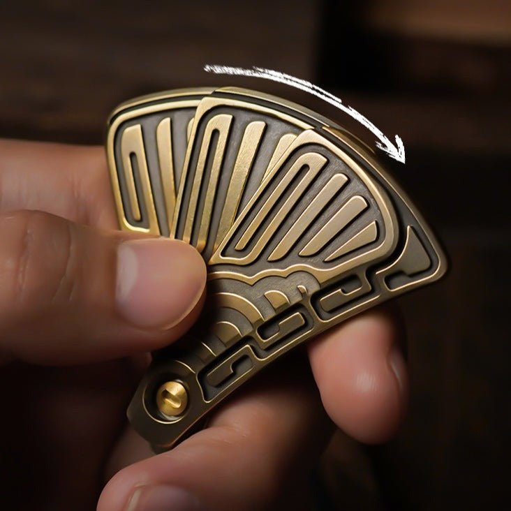 MUYI EDC Peacock Hand Fan Fidget Slider EDC Toy