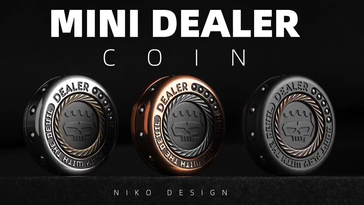 Lautie EDC Mini Dealer Fidget Spinner, 2099 Series