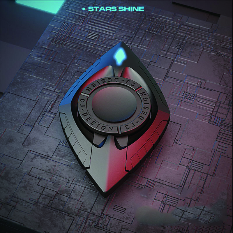 Star Shine Mobile Phone Holder Luminous Fidget Spinner EDC Adult Metal Fidget Toys Autism ADHD Hand Spinner Stress Relief Toys