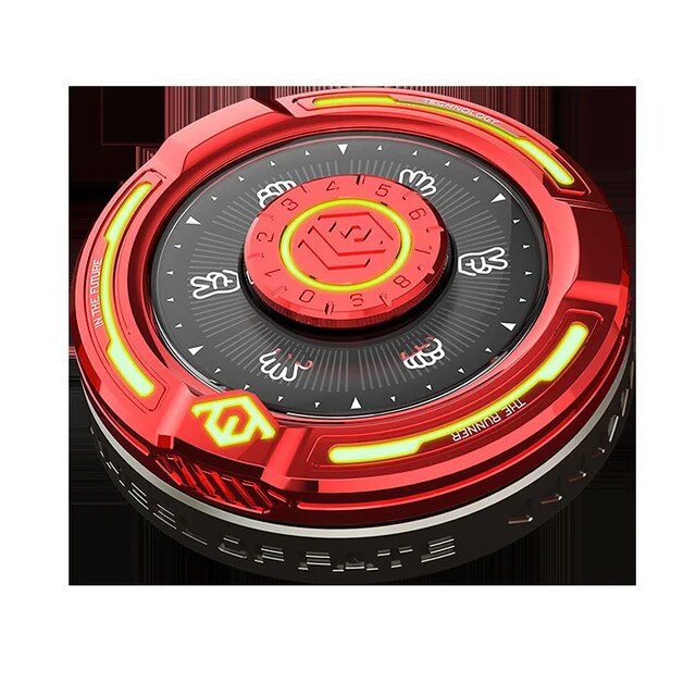 Decision Maker Luminous Fidget Spinner EDC Metal Adult Fidget Toys Autism ADHD Hand Spinner Decidophobia Anxiety Stress Relief